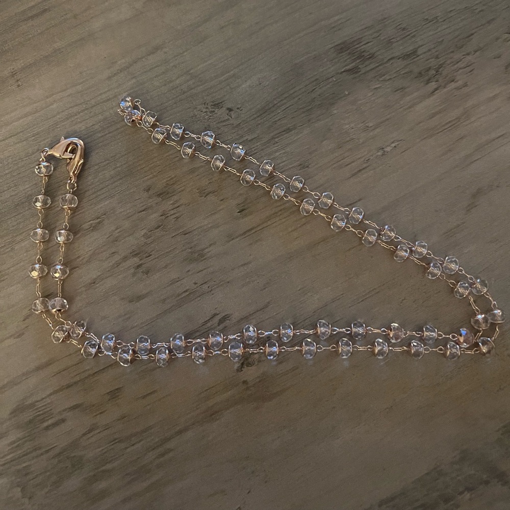 Rose Gold Mask Necklace
